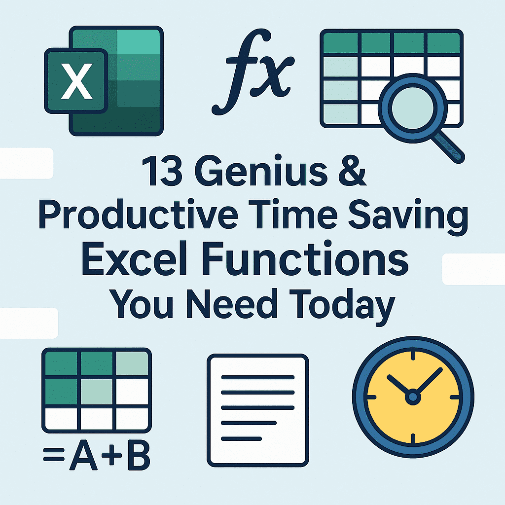 Home 10 13 Genius & Productive Time Saving Excel Functions You Need Today